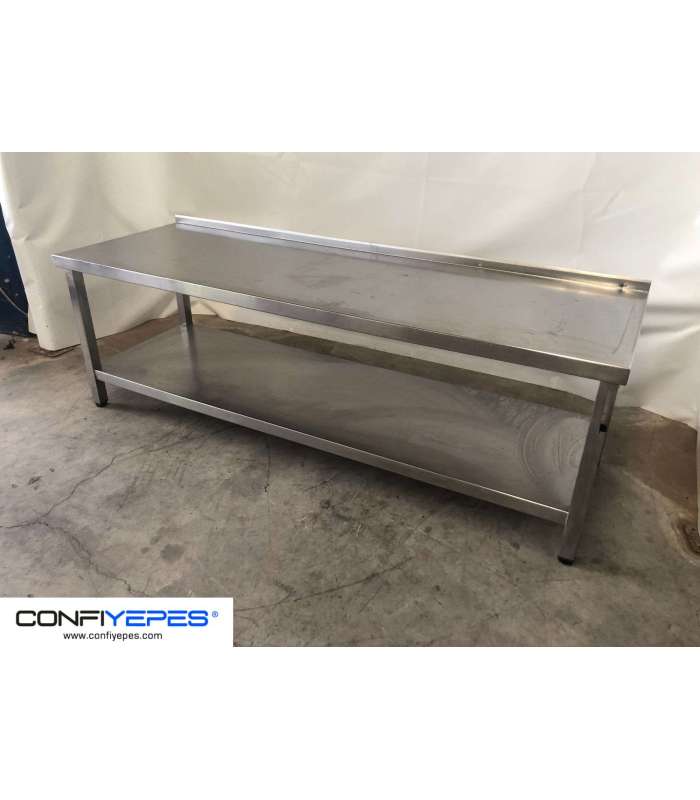 MESA MURAL BAJA ACERO INOXIDABLE