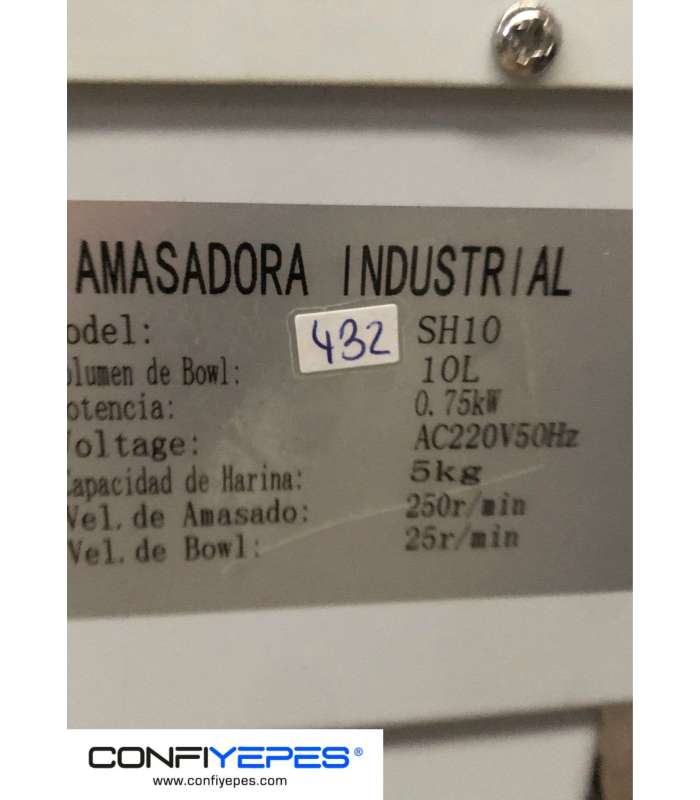AMASADORA 10L RABO