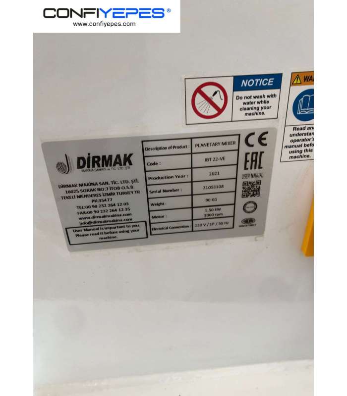 BATIDORA 20L DIRMAK