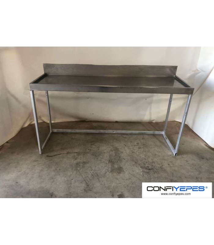 MESA MURAL TABLERO ACERO INOX