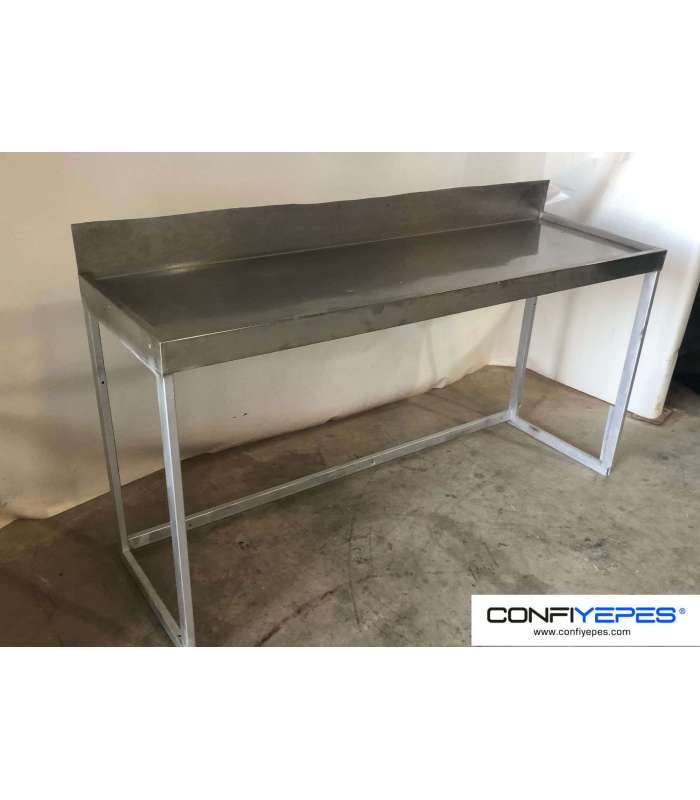 MESA MURAL TABLERO ACERO INOX