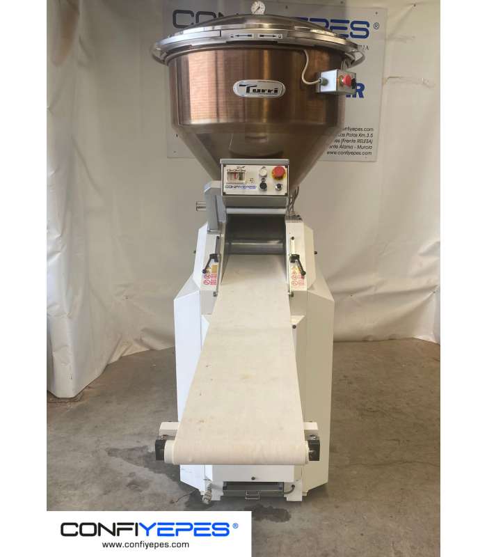 DIVISOR VOLUMÉTRICO CON TOLVA A PRESIÓN + REDONDEADOR EXCENTRICO