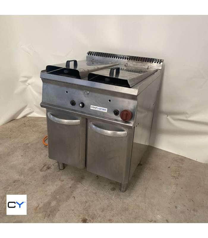 FREIDORA 15+15L A GAS