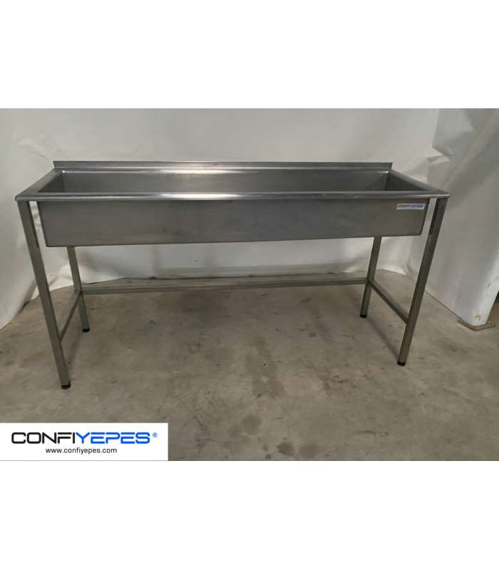 FREGADOR ALARGADO ACERO INOX