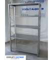 ESTANTERIA ACERO INOX 1200X500X1998MM