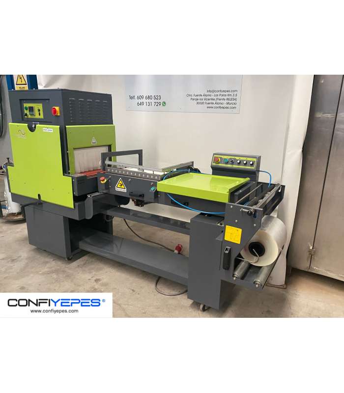 MÁQUINA SEMIAUTOMÁTICA DE RETRACTILADO EN L