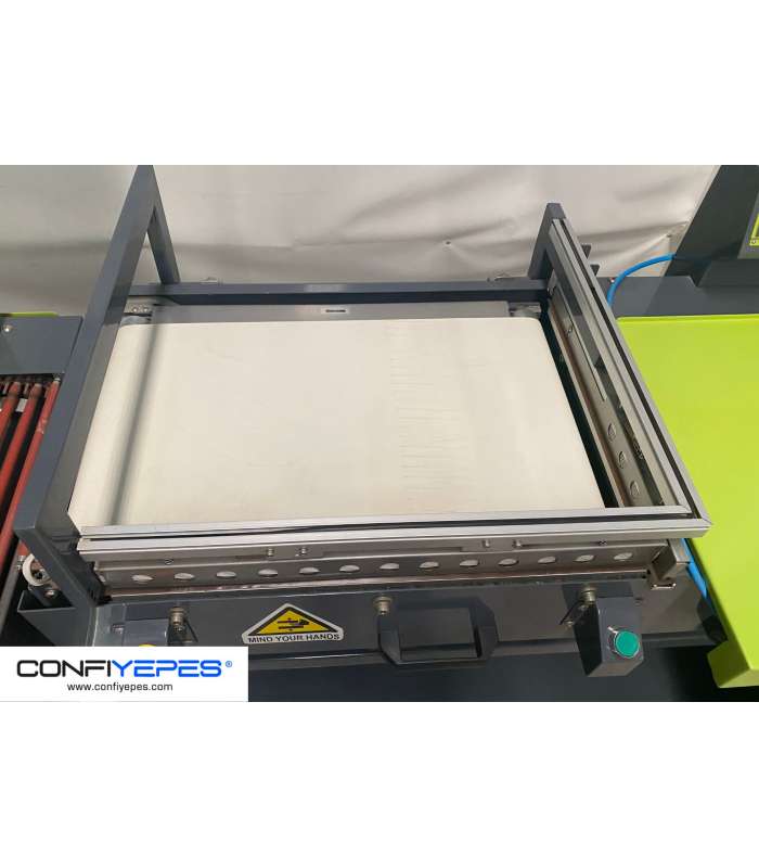 MÁQUINA SEMIAUTOMÁTICA DE RETRACTILADO EN L