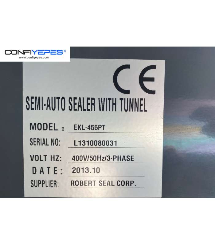 MÁQUINA SEMIAUTOMÁTICA DE RETRACTILADO EN L