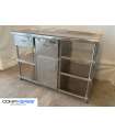 MUEBLE CAFETERO ACERO INOX