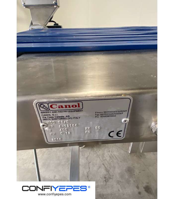 SEPARADOR DE PRODUCTO PARA LÍNEA DE HOJALDRE CANOL