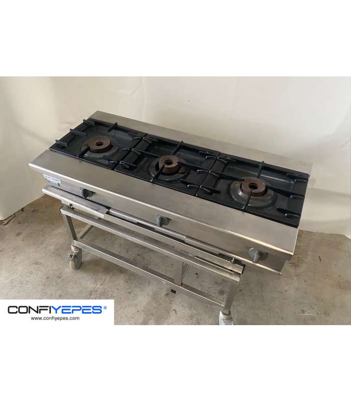 COCINA TRES QUEMADORES SOBREMESA CORECO