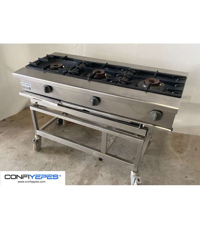 COCINA TRES QUEMADORES SOBREMESA CORECO