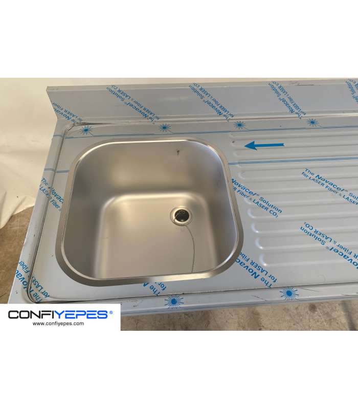 FREGADOR SENO IZQ 1200X600MM