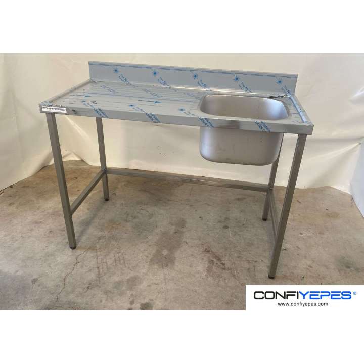 FREGADOR SENO DCHO 1200X600MM