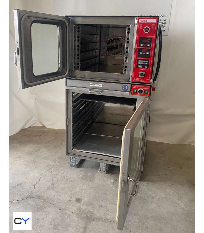 HORNO ELÉCTRICO + FERMENTADORA  SALVA