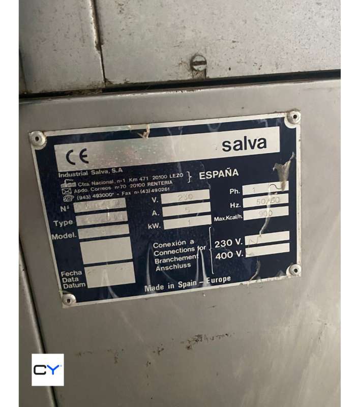 HORNO ELÉCTRICO + FERMENTADORA  SALVA