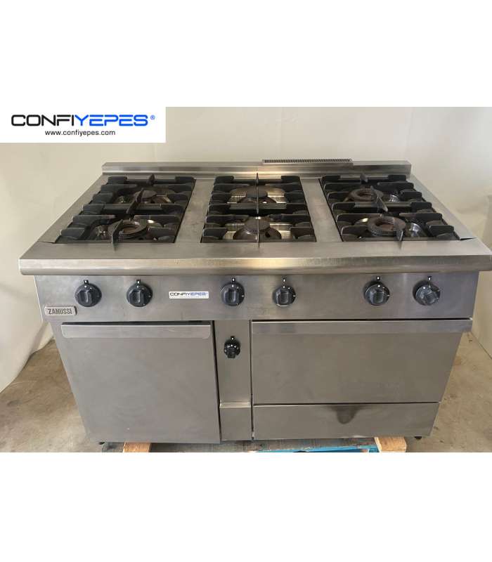 COCINA SEIS FUEGOS ZANUSSI