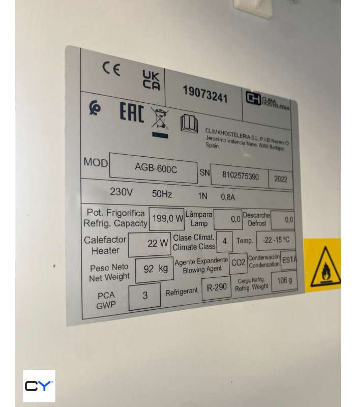 ARMARIO CONGELACION CLIMAHOSTELERIA