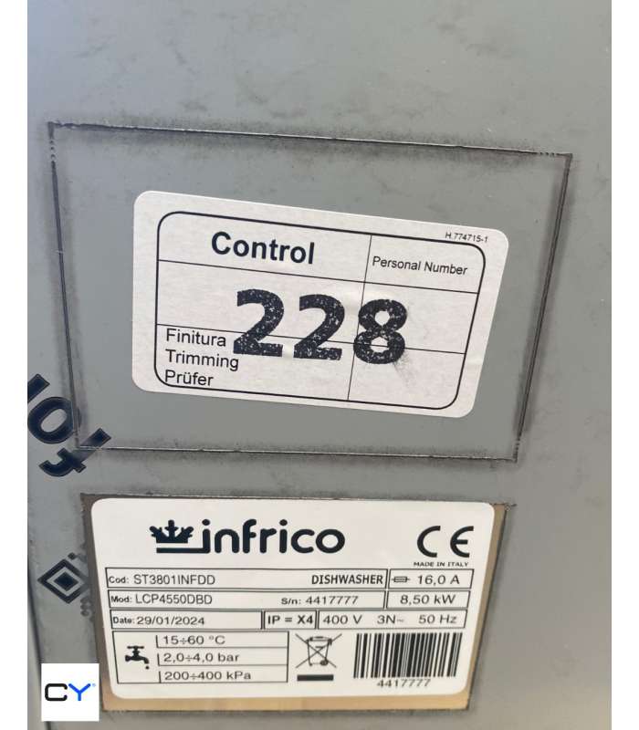 LAVAVAJILLAS DE CÚPULA INFRICO