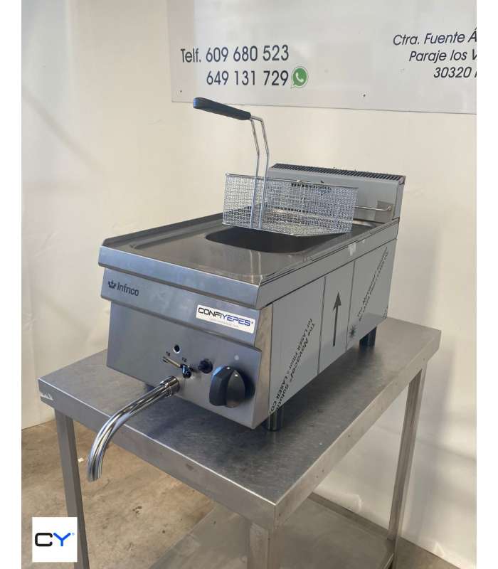 FREIDORA SOBREMESA A GAS 8L INFRICO