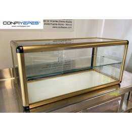 VITRINA NEUTRA SOBREMESA DOBLE