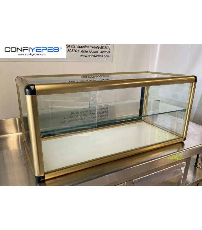 VITRINA NEUTRA SOBREMESA DOBLE