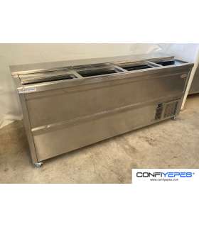 BOTELLERO 2M ACERO INOX INFRICO