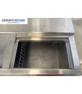 BOTELLERO 2M ACERO INOX INFRICO
