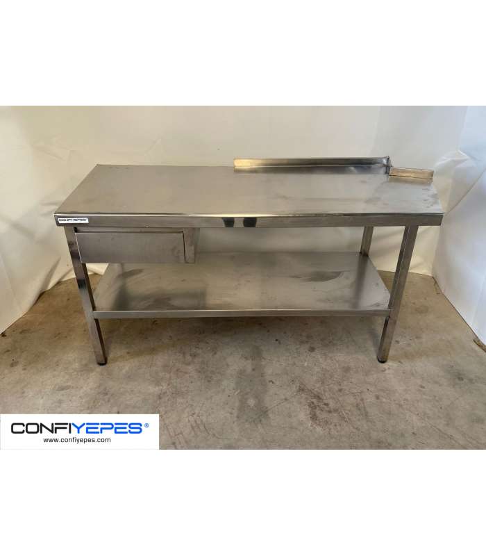 MESA MURAL CON ESQUINA, CAJON Y BALDA