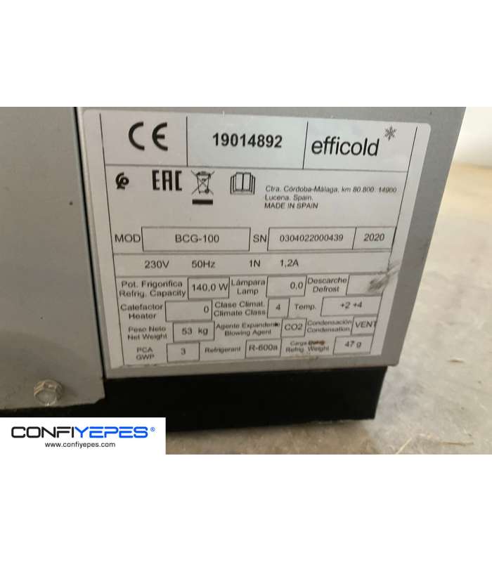 BOTELLERO EFFICOLD 1M