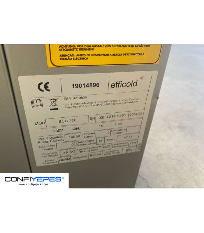 BOTELLERO CHAPA EFFCOLD BCG-100