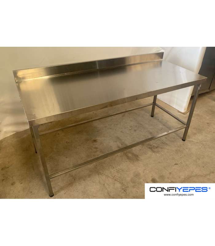 MESA MURAL 1730X700MM ACERO INOX