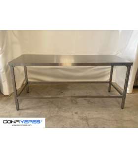 MESA CENTRAL 1996X800MM ACERO INOX