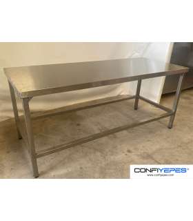 MESA CENTRAL 1996X800MM ACERO INOX
