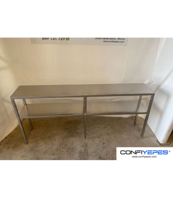 PLATERA ACERO INOX 1960X350X880MM