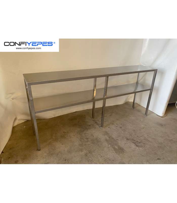 PLATERA ACERO INOX 1960X350X880MM