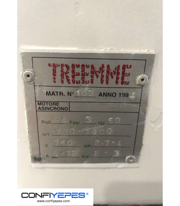 AMASADORA DE HORQUILLA TREEMME