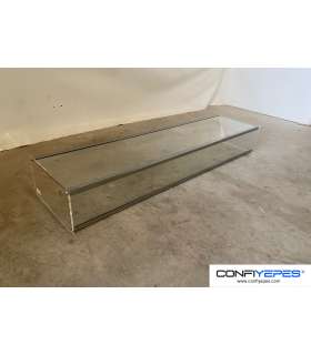 VITRINA NEUTRA SOBRE MOSTRADOR CRISTAL RECTO