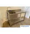 FREGADOR ACERO INOX CON BALDA