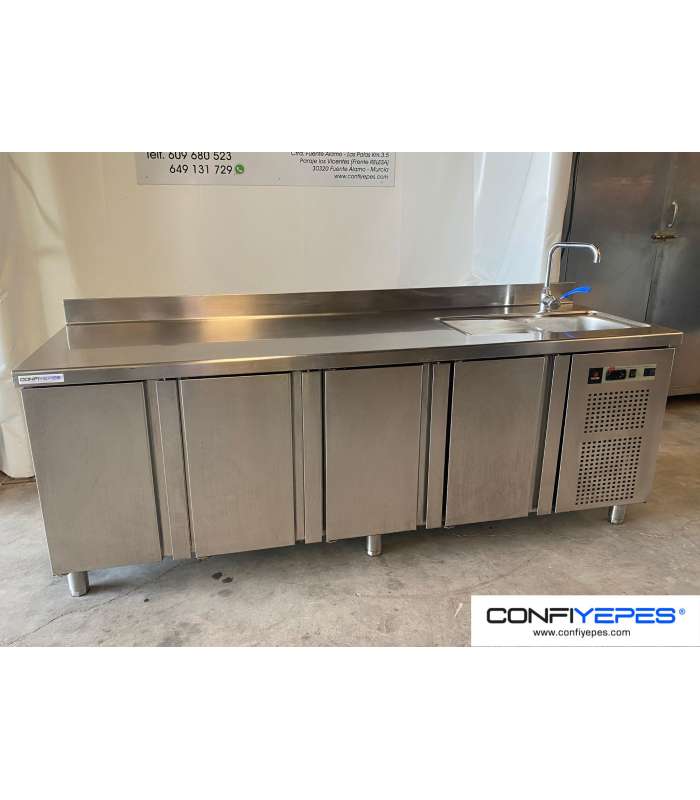 MESA REFRIGERADA FAGOR CON FREGADOR