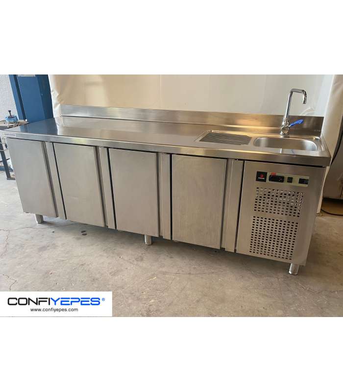 MESA REFRIGERADA FAGOR CON FREGADOR