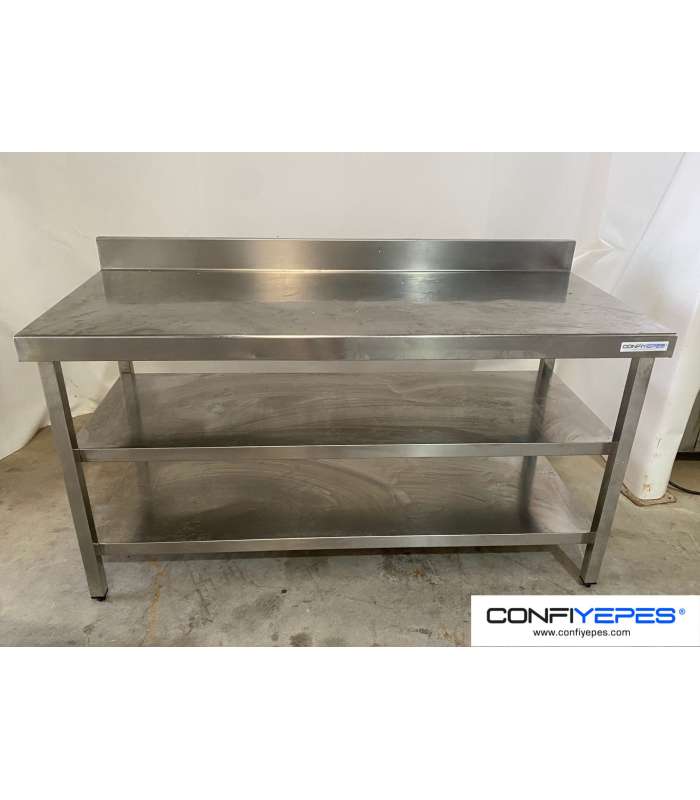 MESA MURAL DOBLE ESTANTE