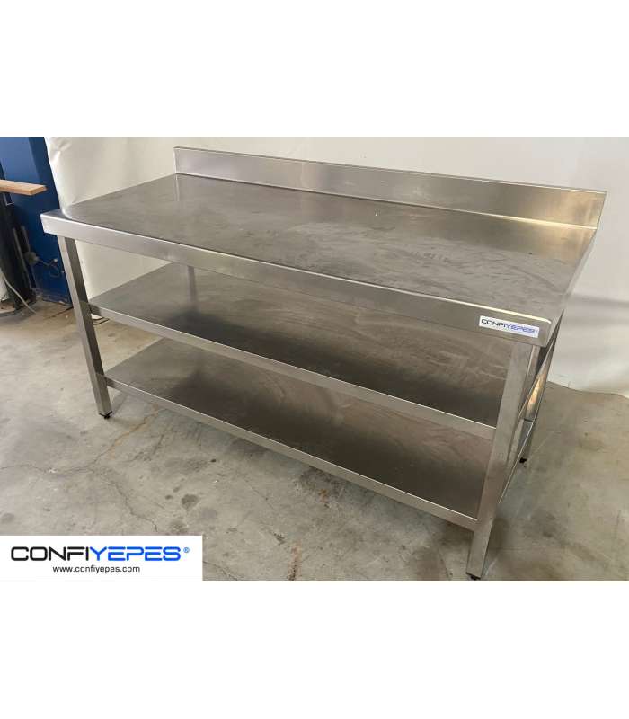 MESA MURAL DOBLE ESTANTE