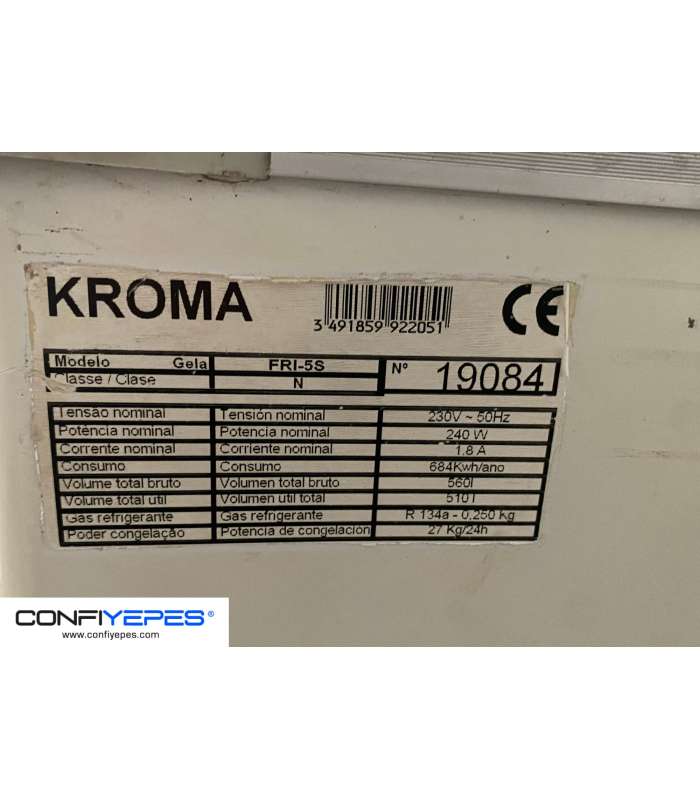 CONGELADOR HORIZONTAL KROMA