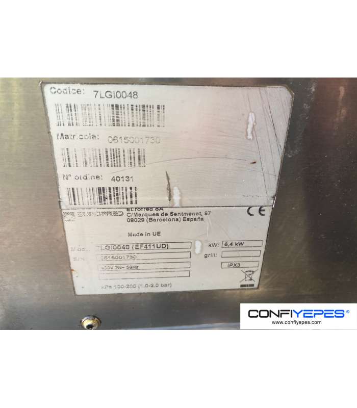 HORNO 4 BANDEJAS GN1/1 EUROFRED