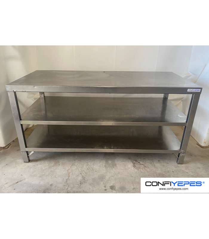 MESA CENTRAL DOS ESTANTES 1860X860MM