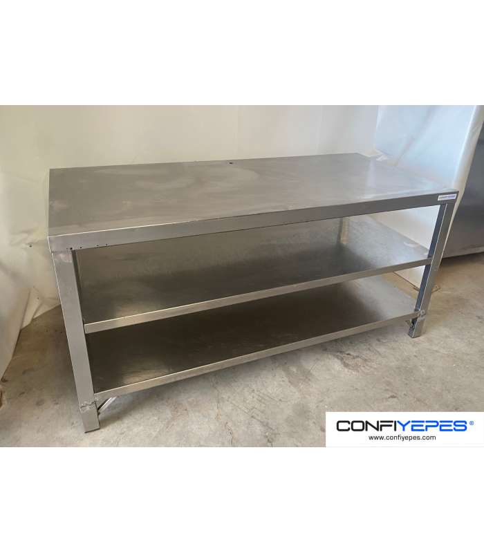 MESA CENTRAL DOS ESTANTES 1860X860MM