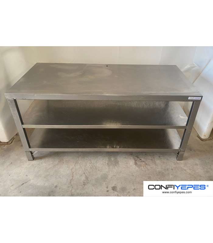 MESA CENTRAL DOS ESTANTES 1860X860MM