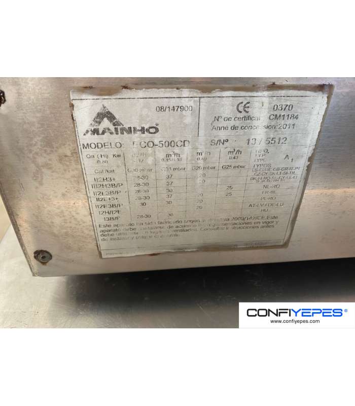 PLANCHA SOBREMESA CROMO DURO MAINHO