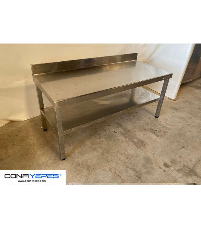 MESA MURAL BAJA CON BALDA 1400X600X640MM